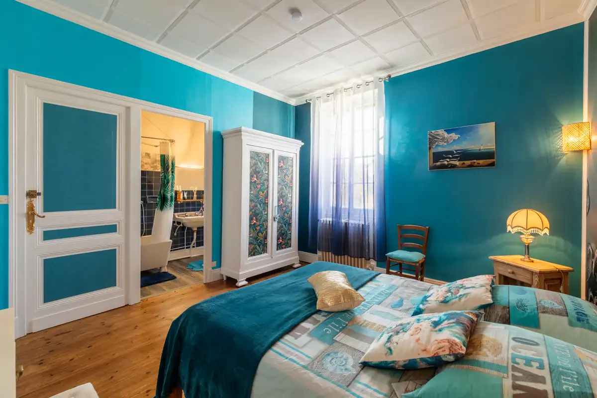 Chambre bleu "blue moon"