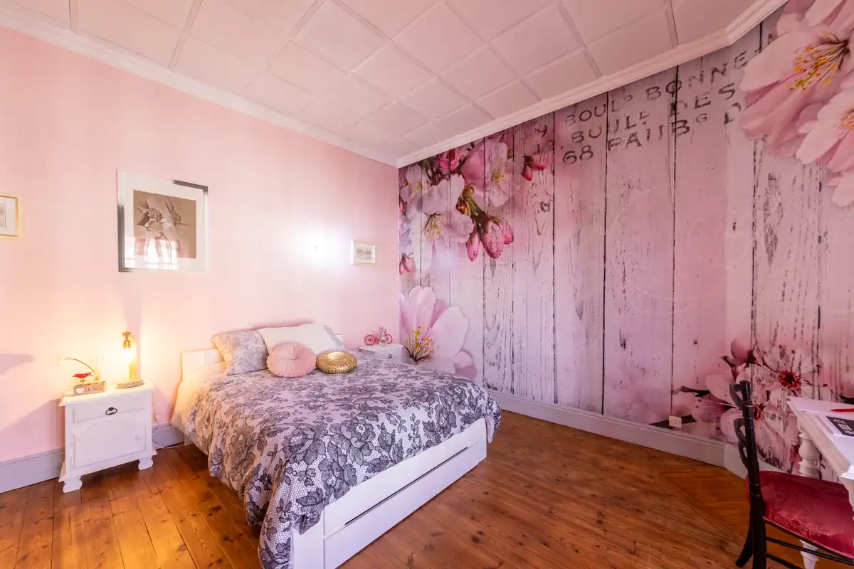 Chambre rose "rose garden"