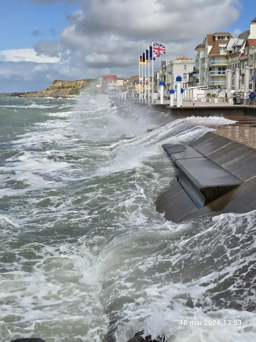 Wimereux, la Baie Saint Jean, face campagne et face mer — Wimereux, la Baie Saint Jean, face campagne et face mer