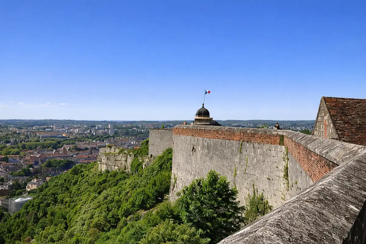 La citadelle de Besançon, forteresse de Vauban inscrite au patrimoine mondial de l'UNESCO