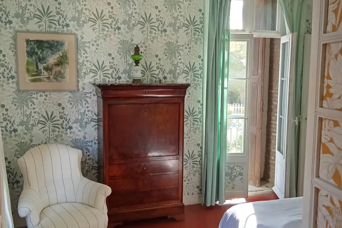 Suite avec vue sur jardin