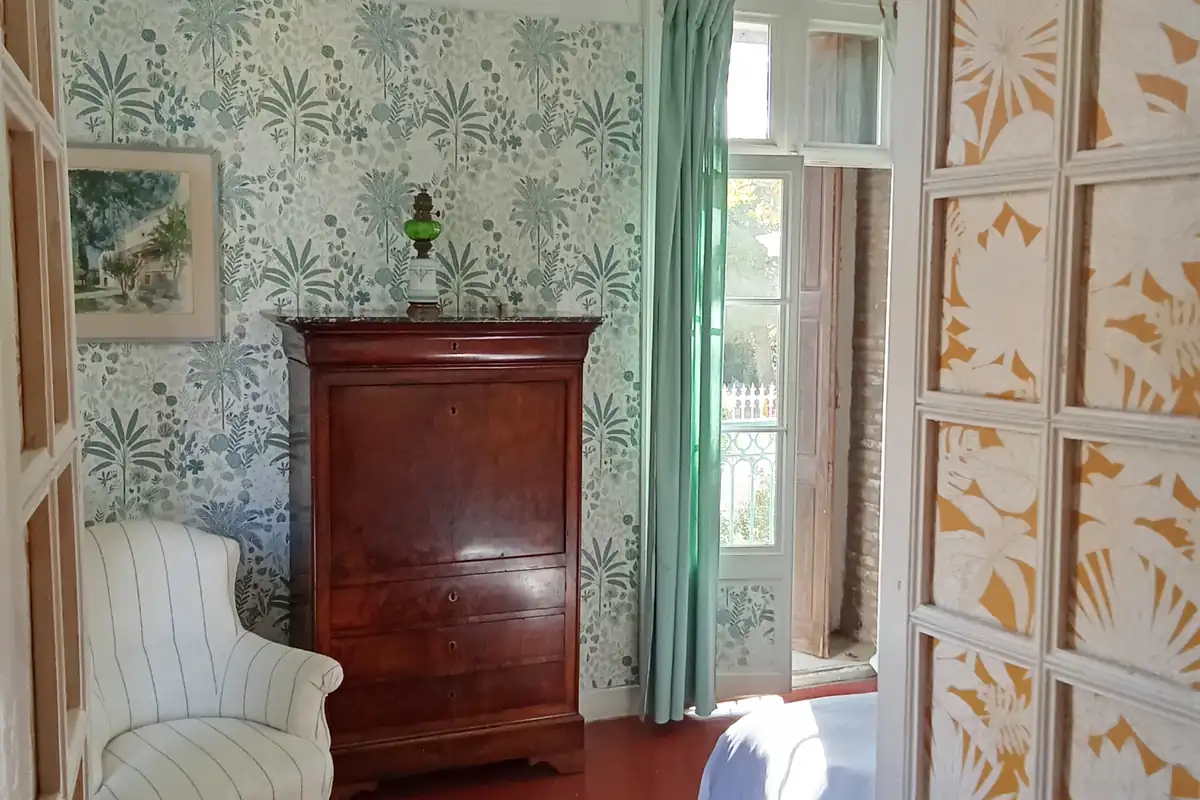Suite avec vue sur jardin